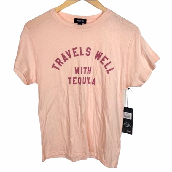 -Wildfox Tequila T-Shirt NWT XS - Picture 1 of 5
